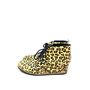 Skechers Leopard Booties